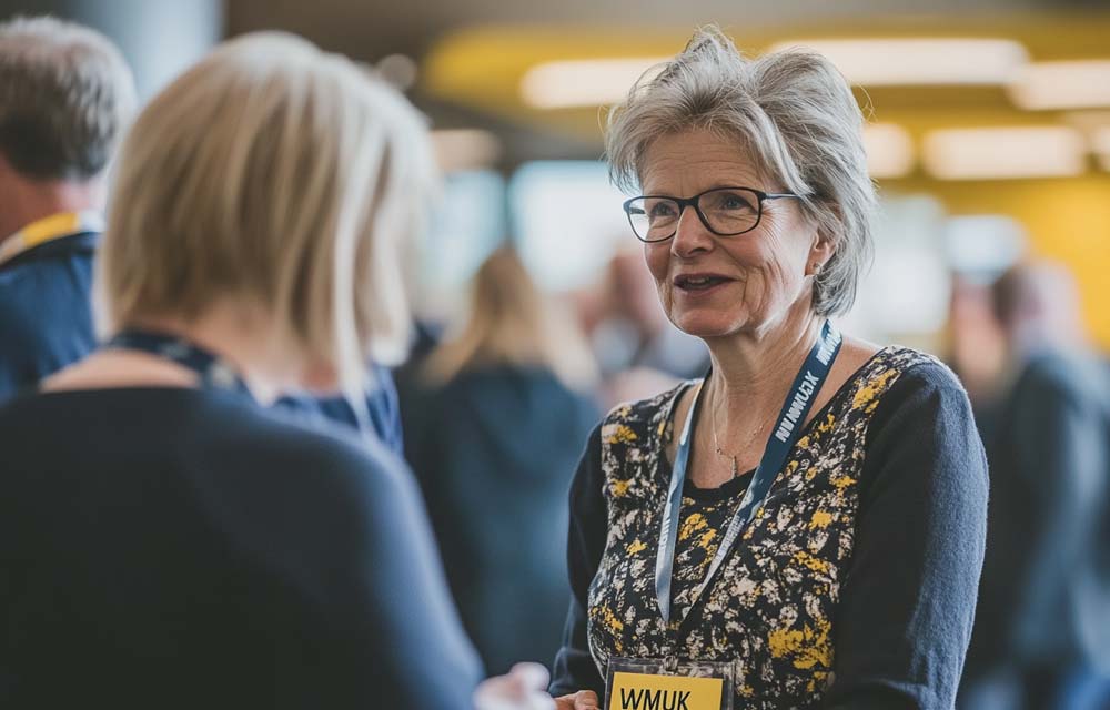 Woman at Patient Summmit for Waldenstrom’s macroglobulinaemi