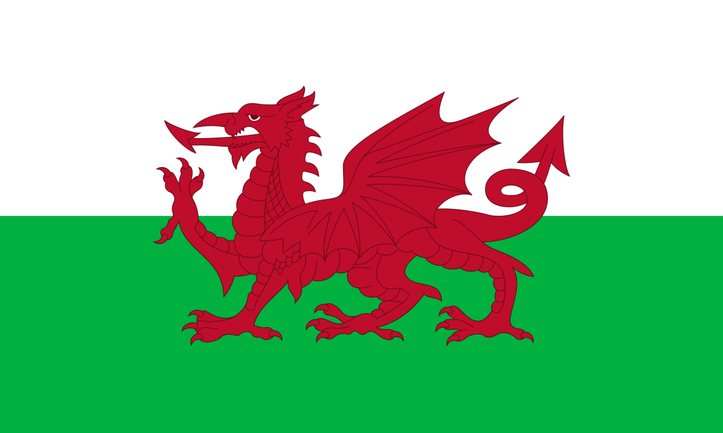 The Red Dragon / Y Ddraig Goch, Flag of Wales