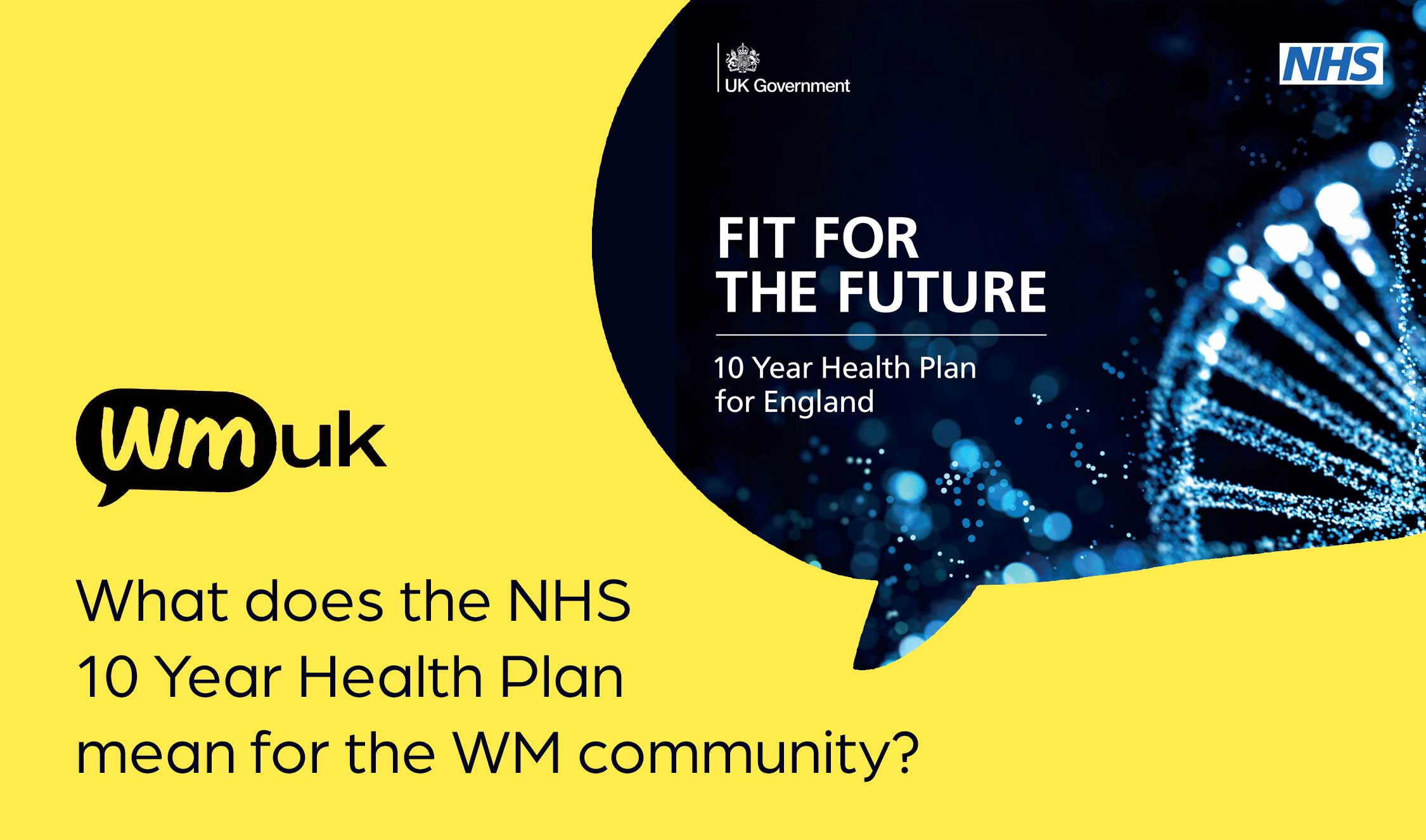 What does the NHS 10 year plan mean for those with WM